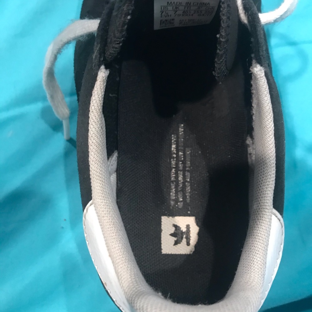 SUEDE BLACK ADIDAS STAN SMITH VULC - Picture 4 of 10